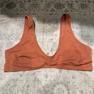 aerie Ribbed Scoop bikini top
